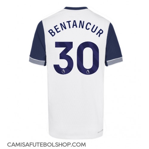 Camisa de time de futebol Tottenham Hotspur Rodrigo Bentancur #30 Replicas 1º Equipamento 2024-25 Manga Curta